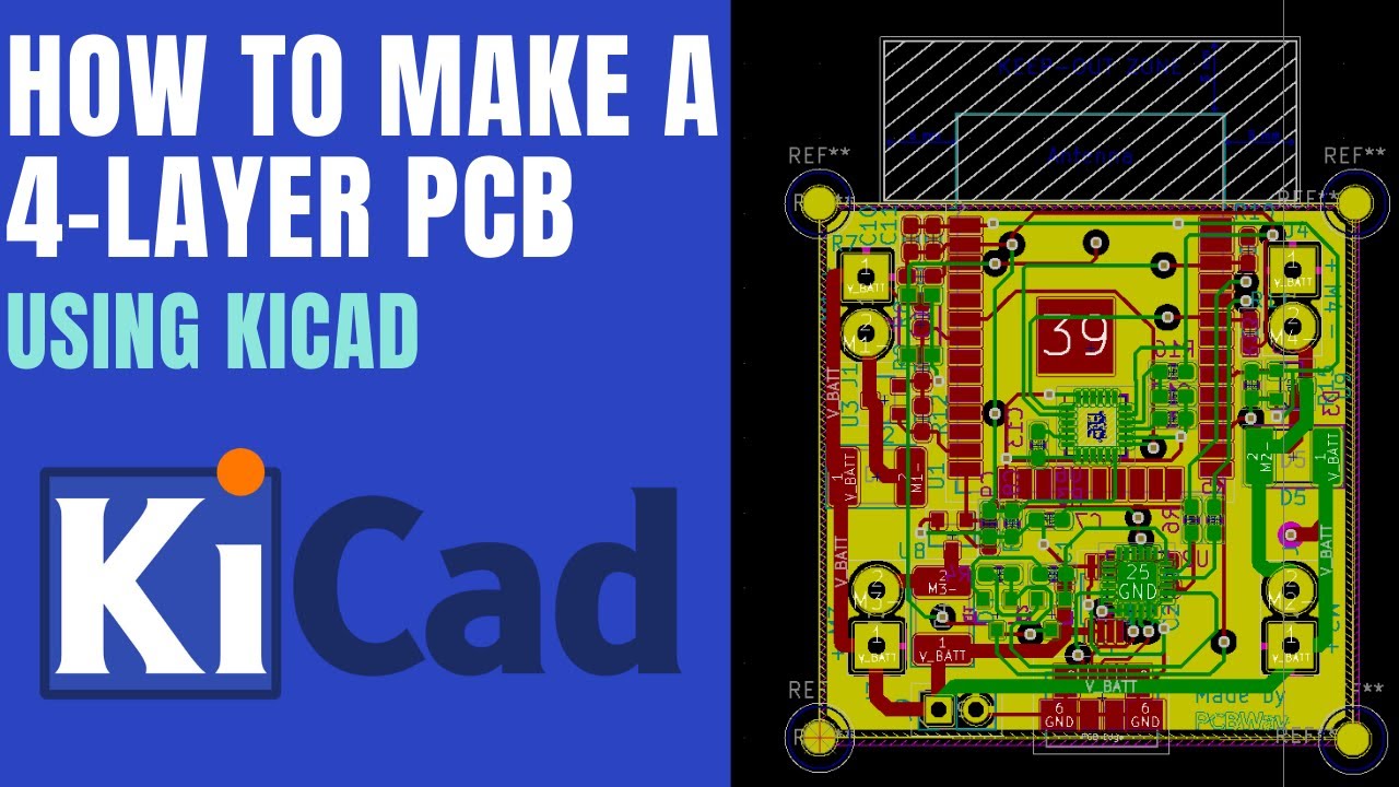 Учебное пособие по KiCad — Как создать 4-слойную печатную плату в #KiCad