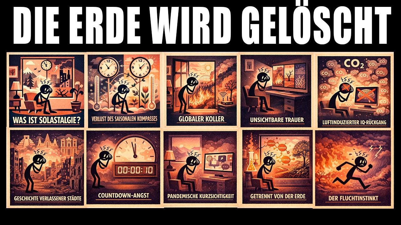 Solastalgie & IQ-Rückgang: 10 Anzeichen, dass die moderne Welt uns krank macht