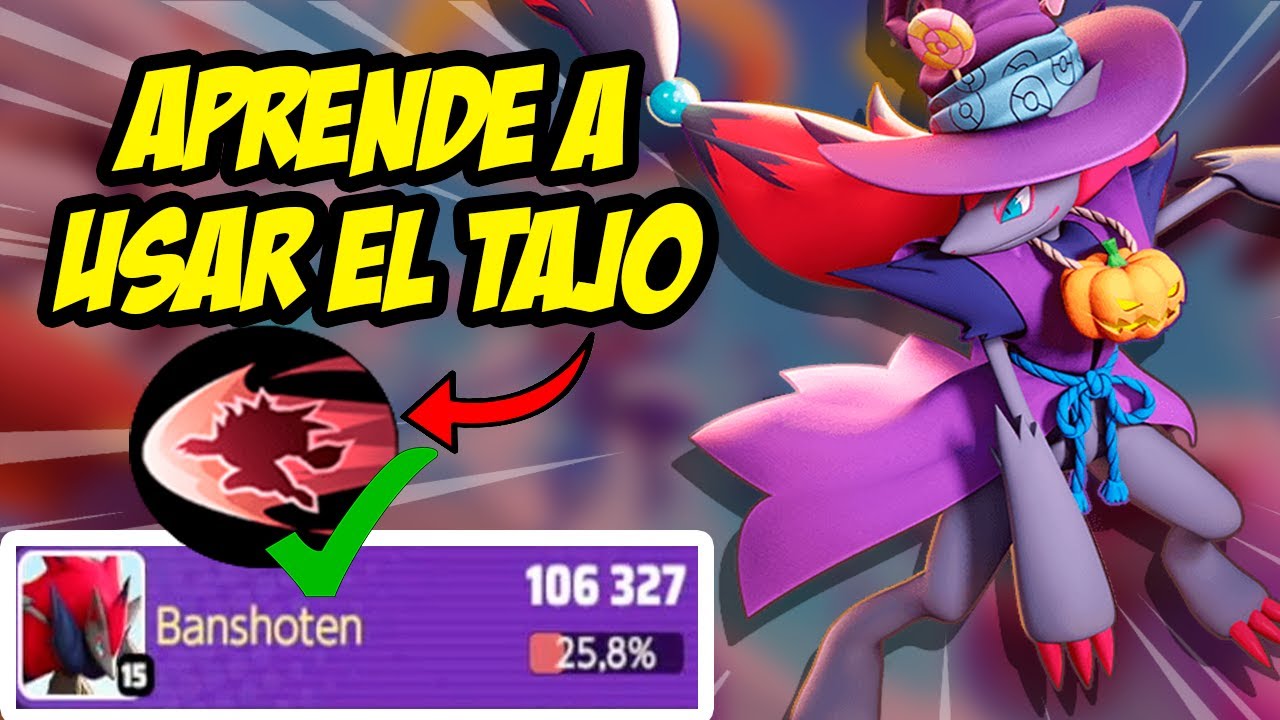 ZOROARK con TAJO UMBRÍO es una MARAVILLA 🖤 BUILD, ITEMS Y MEDALLAS | Pokemon Unite