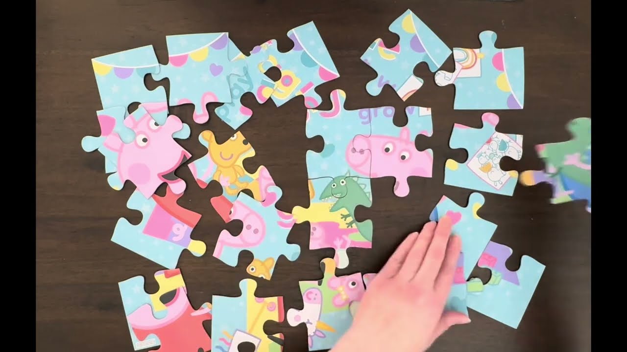 Peppa pig| Puzzle for the little ones | Пазл для маленьких діток | Свинка Пеппа 🧩#1
