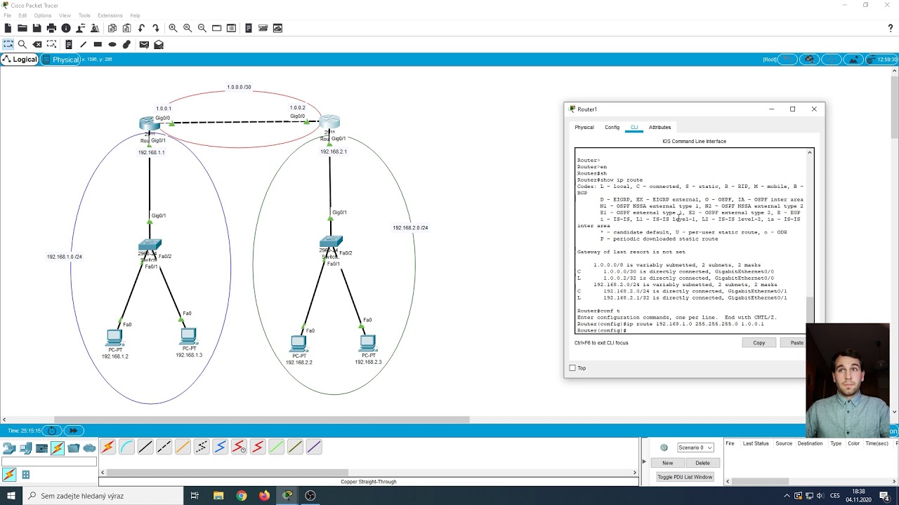 Statické směrování | Cisco CCNA #4