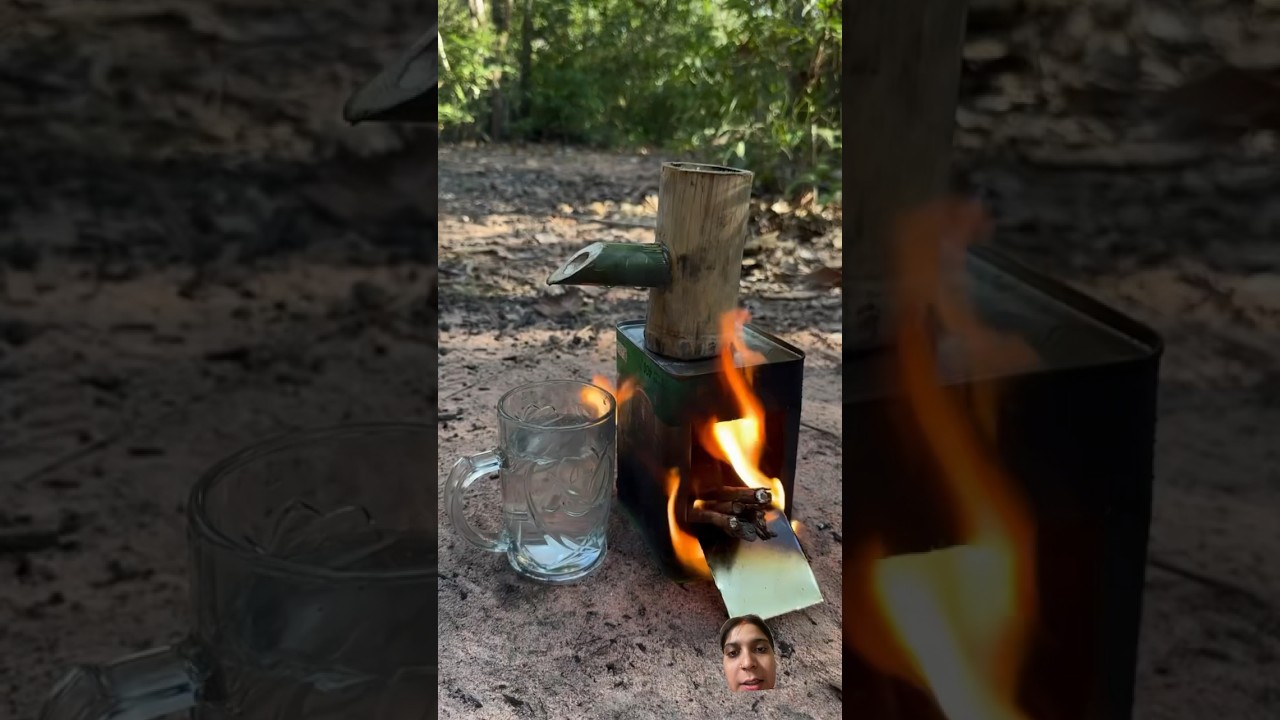 Survival Skills: Steam Distiller for Dirty Water in Bamboo pipe#survival #Skills