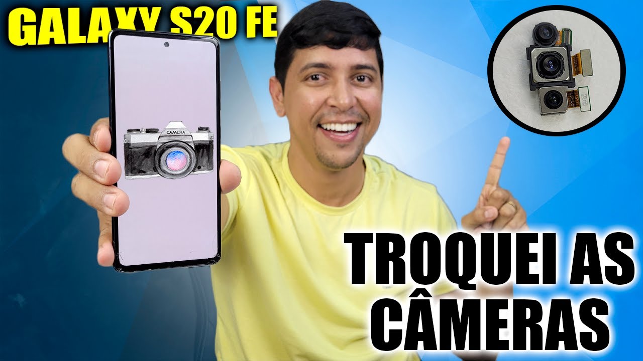 Finalmente as Câmeras do meu Galaxy S20 FE chegaram e EU mesmo TROQUEI. Será que RESOLVEU o ERRO?