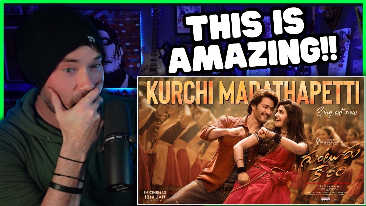 Metal Vocalist Reacts - Kurchi Madathapetti | Guntur Kaaram | Mahesh Babu | Sreeleela | Trivikram