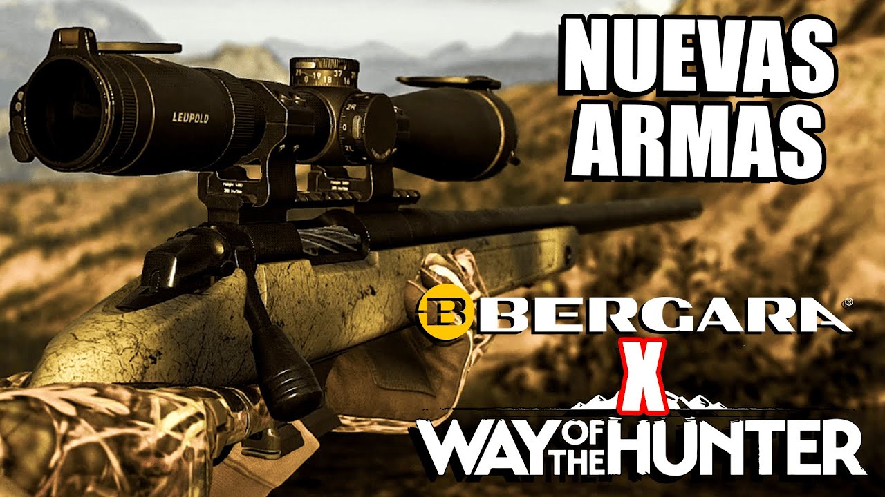 🤯 RIFLE BERGARA GRATIS EN WAY OF THE HUNTER 🤯 😡 ME ENFADO PROBANDO EL NUEVO DLC DE ARMAS 🔫