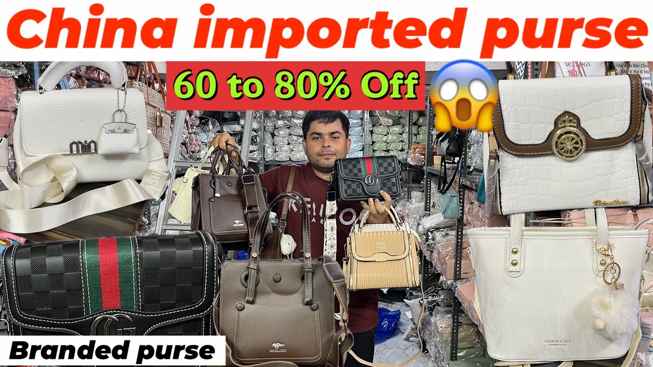 China imported purse 60 to 80% Off //Mumbai cheapest price only @QBRVLOGS