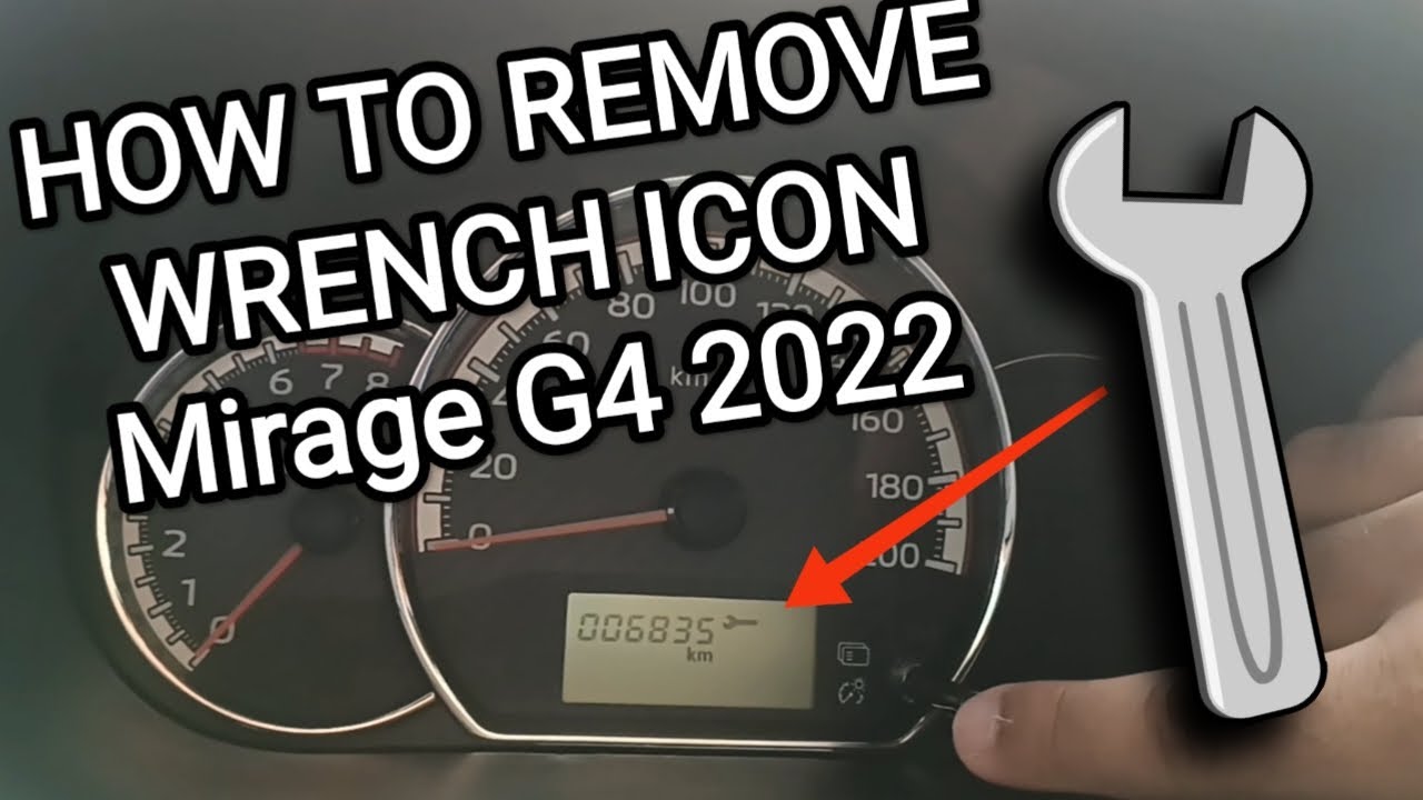 How to remove the wrench icon in Mirage G4 2022