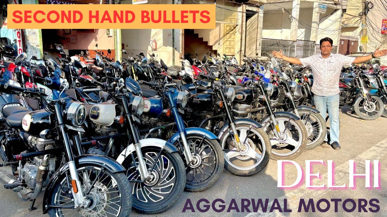 🔴दिल्ली Second Hand Two Wheelers Market || Second Hand Bullets Market Delhi 🤩