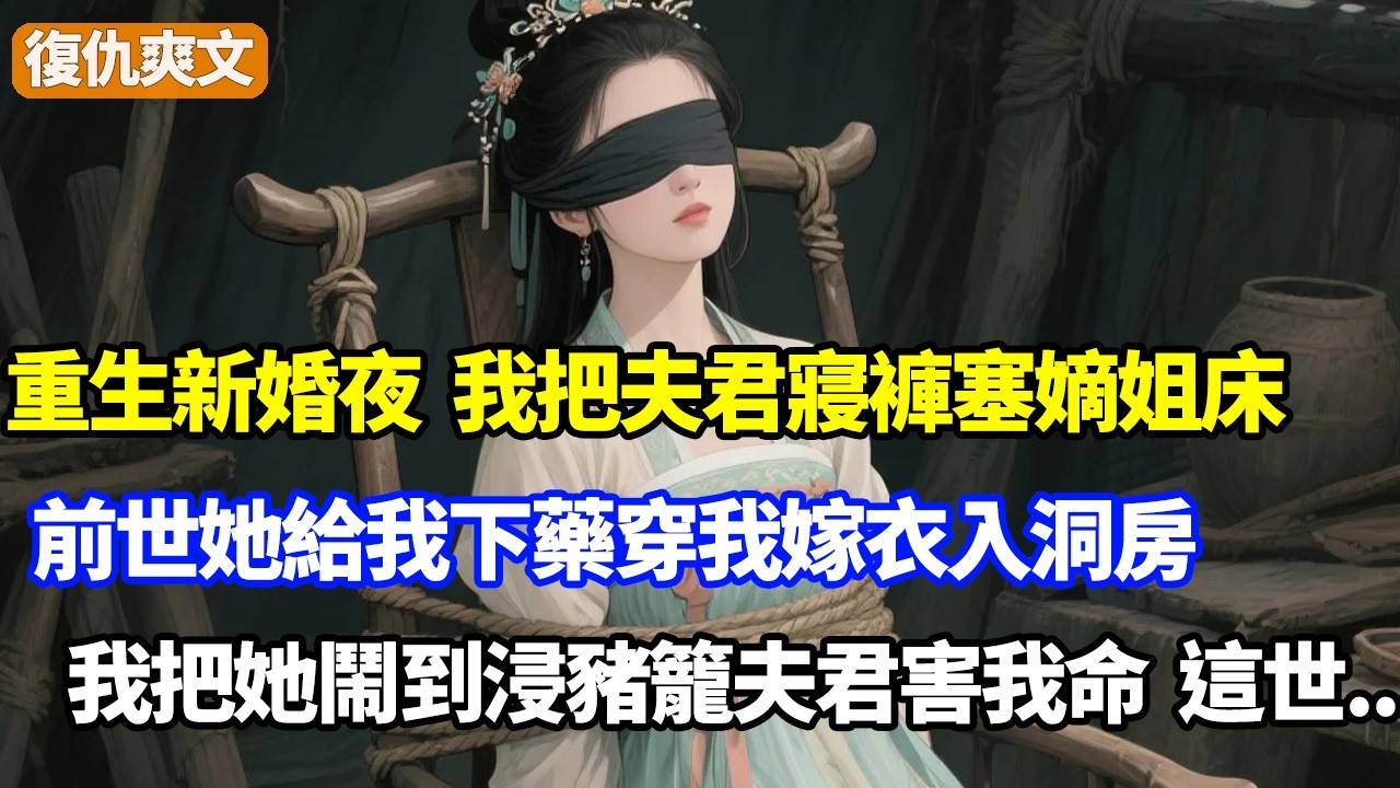 重生新婚夜我把夫君寢褲拿走塞嫡姐床，前世她給我下藥穿我嫁衣入洞房，我把她鬧到浸豬籠夫君卻害我一屍兩命，這世