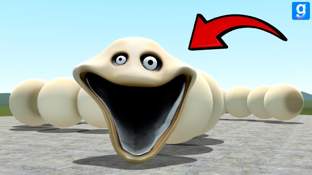 I turned into a ROBLOX HUNGRY WORM in Garrys mod!