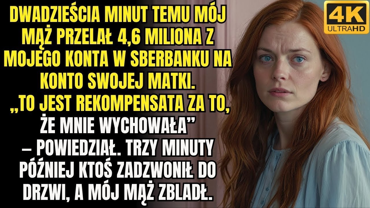 Mój mąż przelał 4,6 miliona z mojego konta w Sberbanku na konto swojej matki „To jest jej