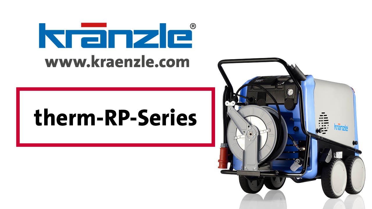 KRAENZLE therm-RP-Series with automatic hose reel | High-pressure cleaners hot water