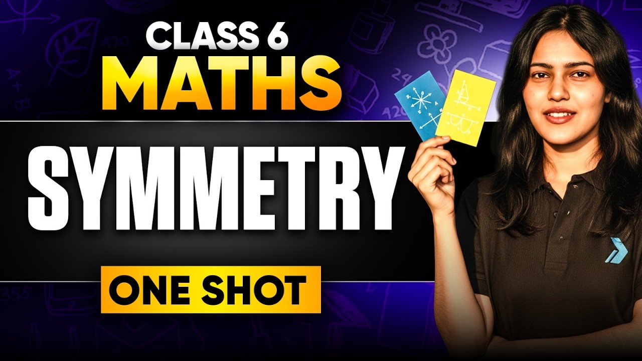 Class 6 Maths | 🔴Live One Shot: Symmetry | Pinky Ma’am | Infinity Learn #infinitylearn #class6