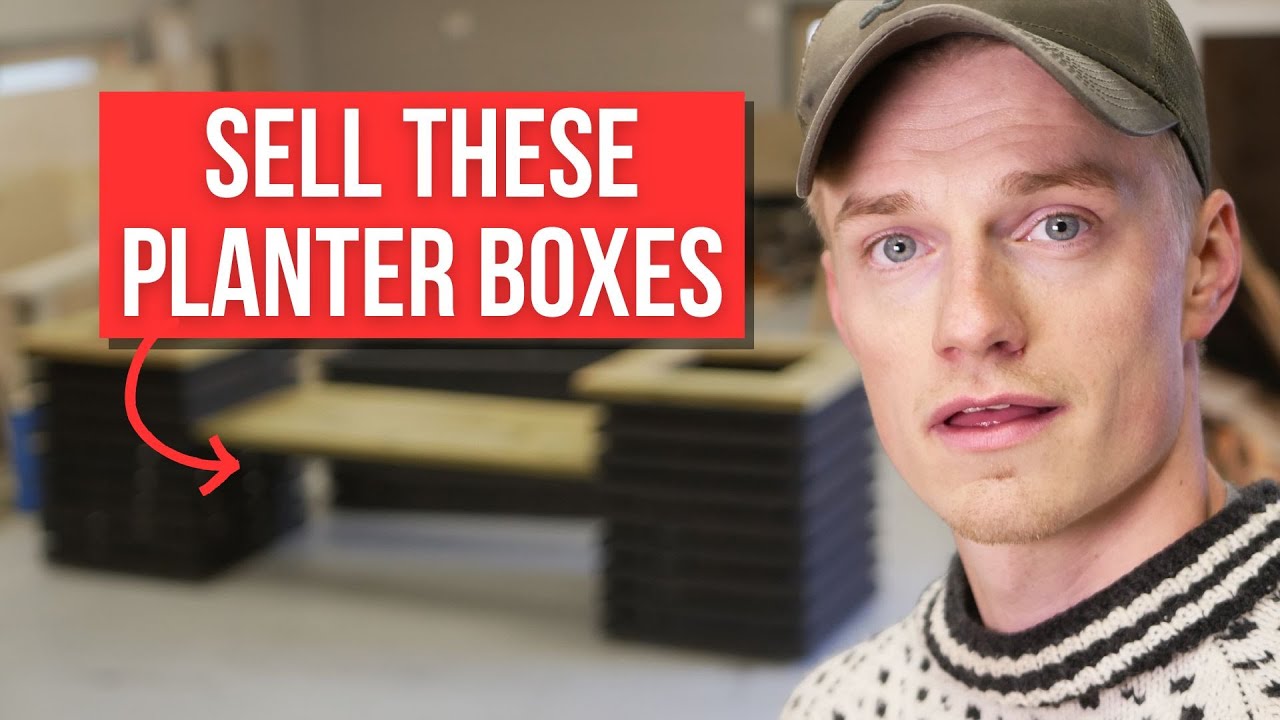 3 Planter Boxes⏐Woodworking projects that sell
