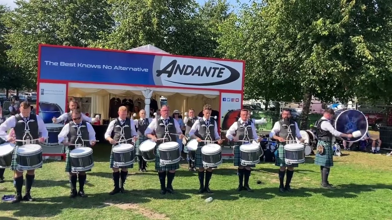 Inverary’s 2022 Worlds Drum Fanfare titled “Joes 80TH”