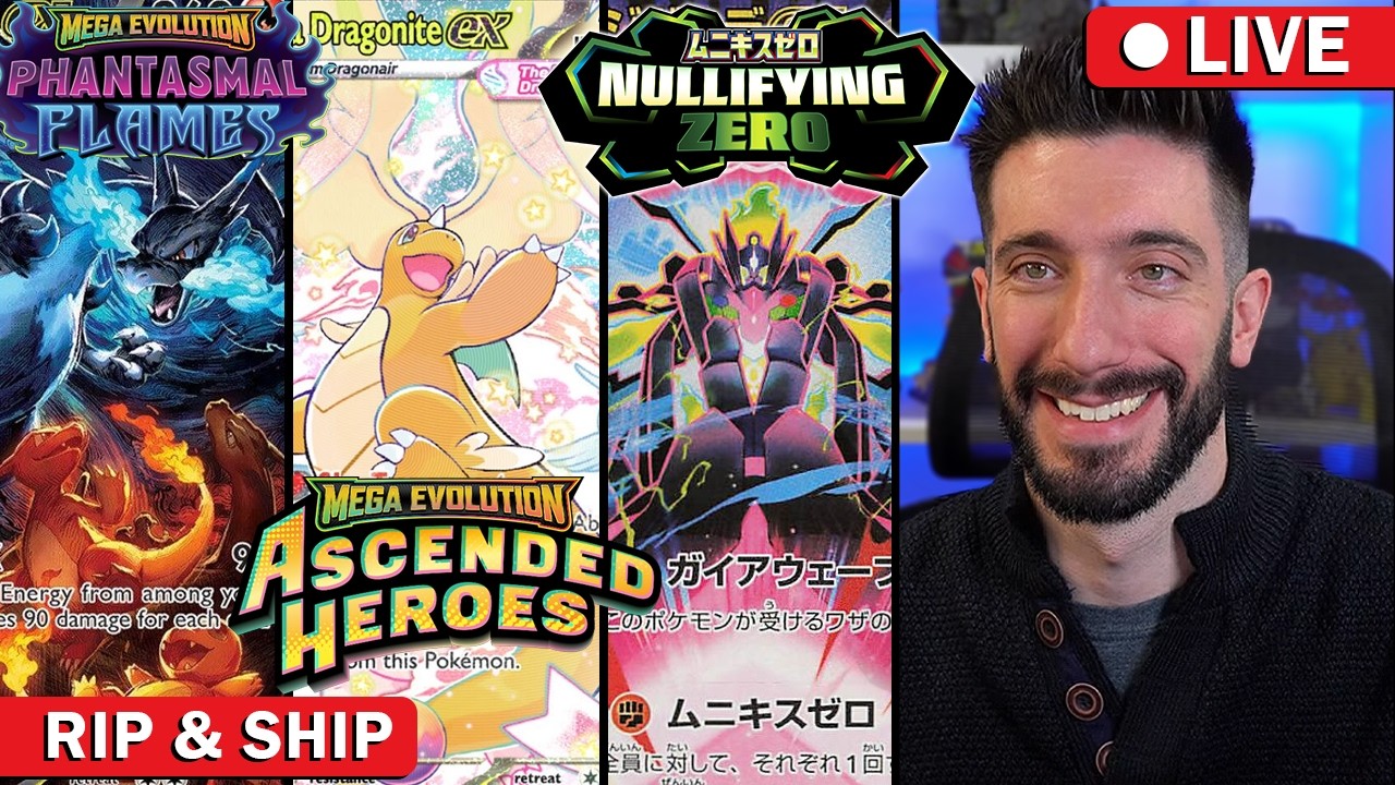 POKEMON LIVE RIP&SHIP!!! ASCENDED HEROS & NULLIFYING ZERO IN-STOCK!!!! #pokemon #card #opening