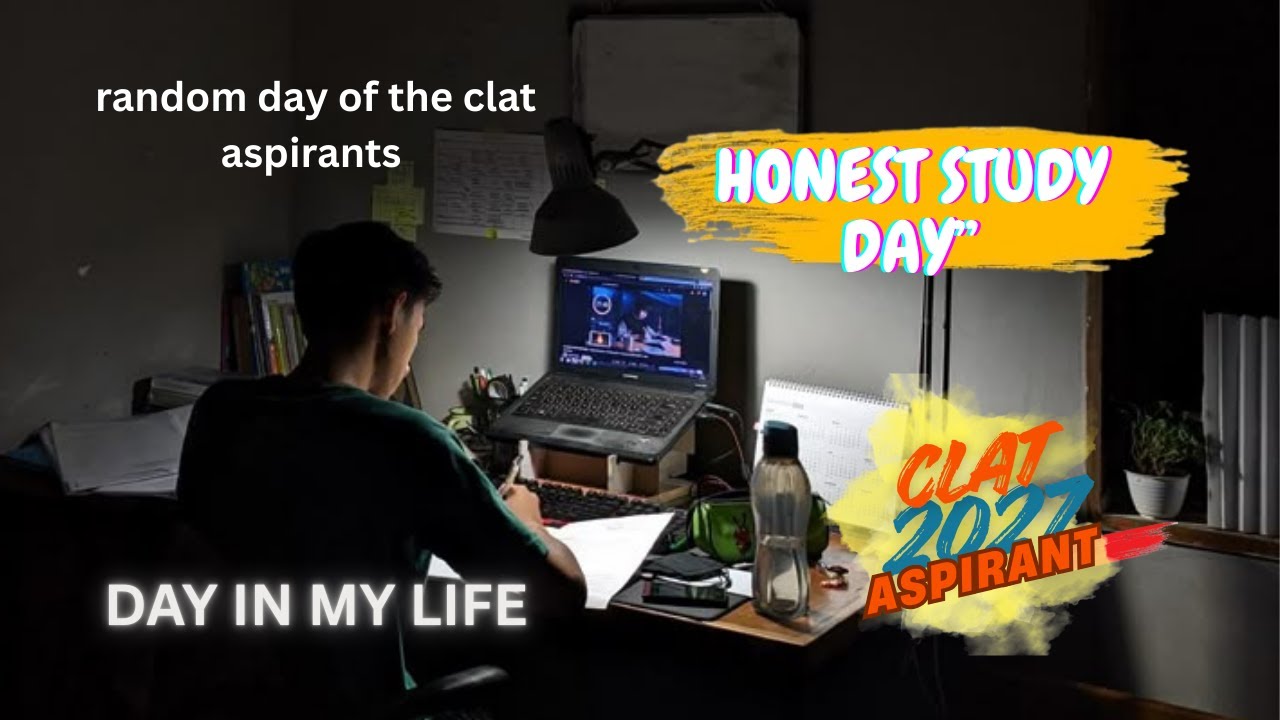 this is how an average day in life of clat aspirants looks like...
