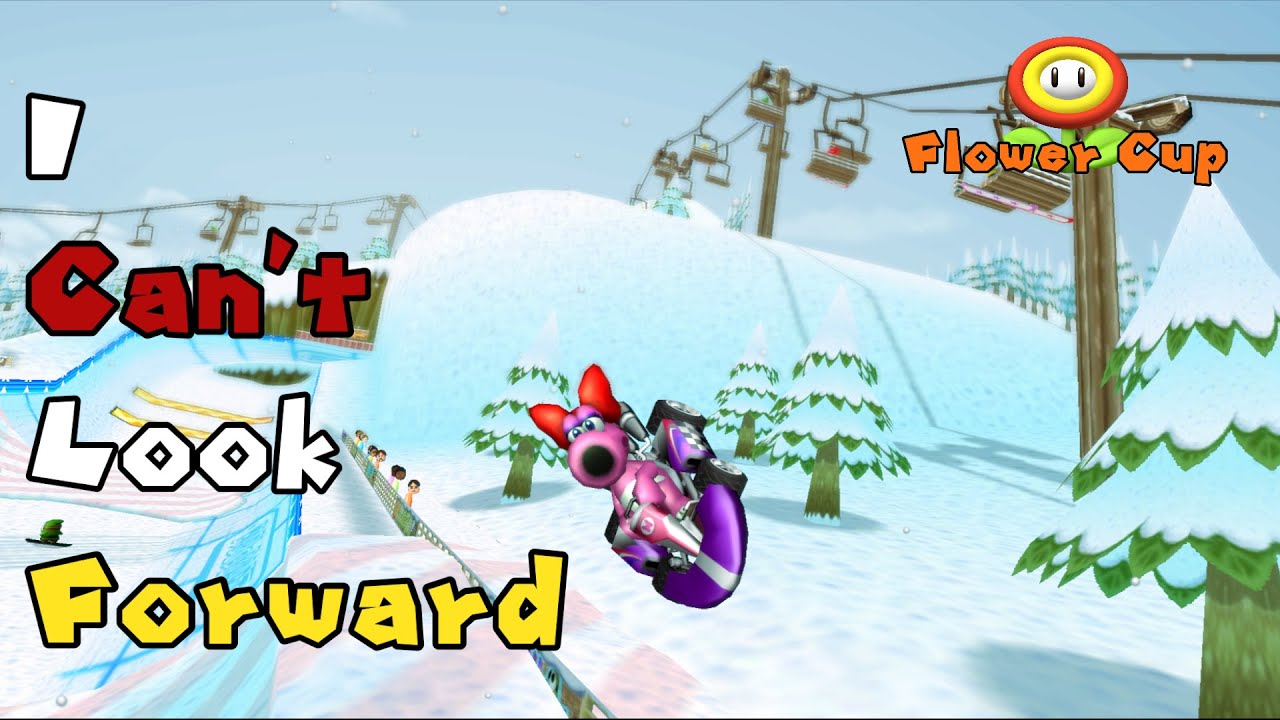 Mario Kart But I Can't Look Forward - Flower Cup