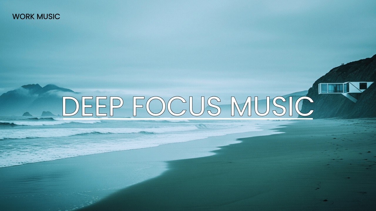 Ambient Focus Beats ❄️ Mountains, Ocean Waves & Deep Work