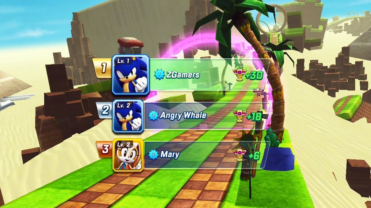Sonic Forces Android Gameplay - Endless Running Battles