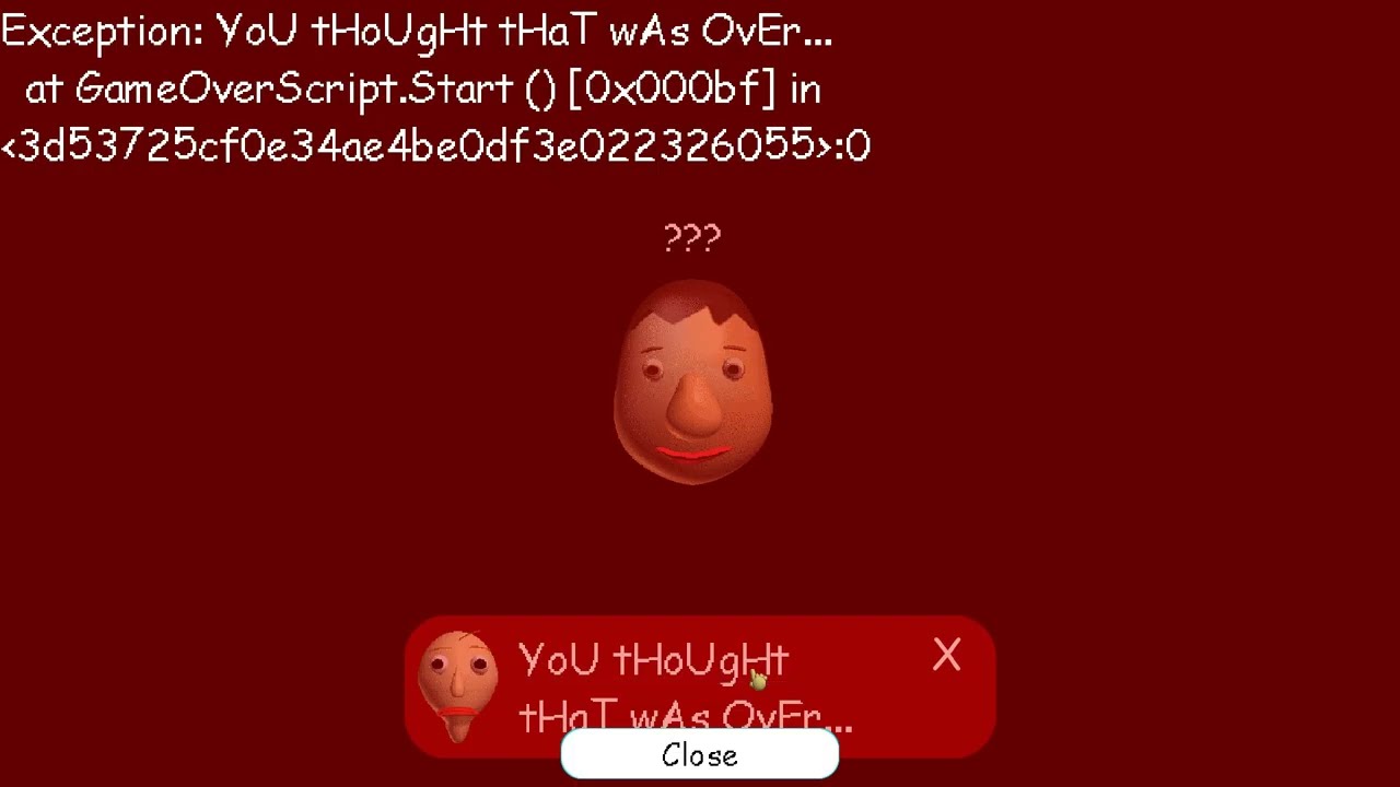 3AM Baldi's basics the ultra decompile Secret