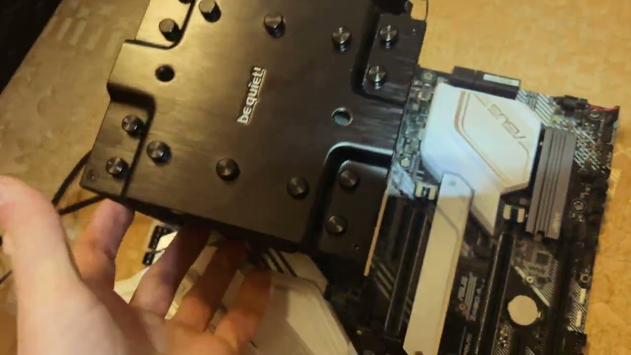 Be Quite! Installation CPU cooler Tower Dark Pro 4.