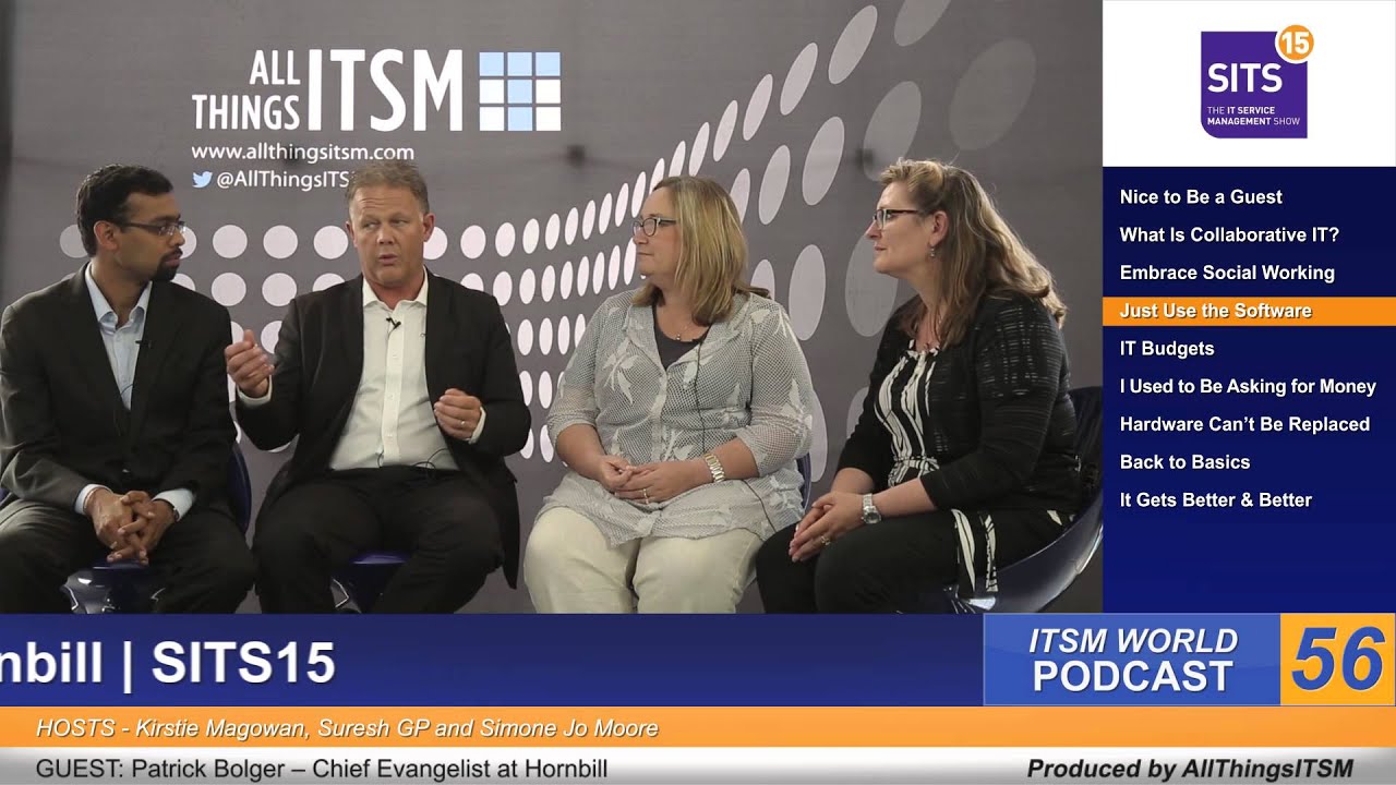 ITSM Global Podcast - SITS15 - Patrick Bolger - @patb0512 #SITS15