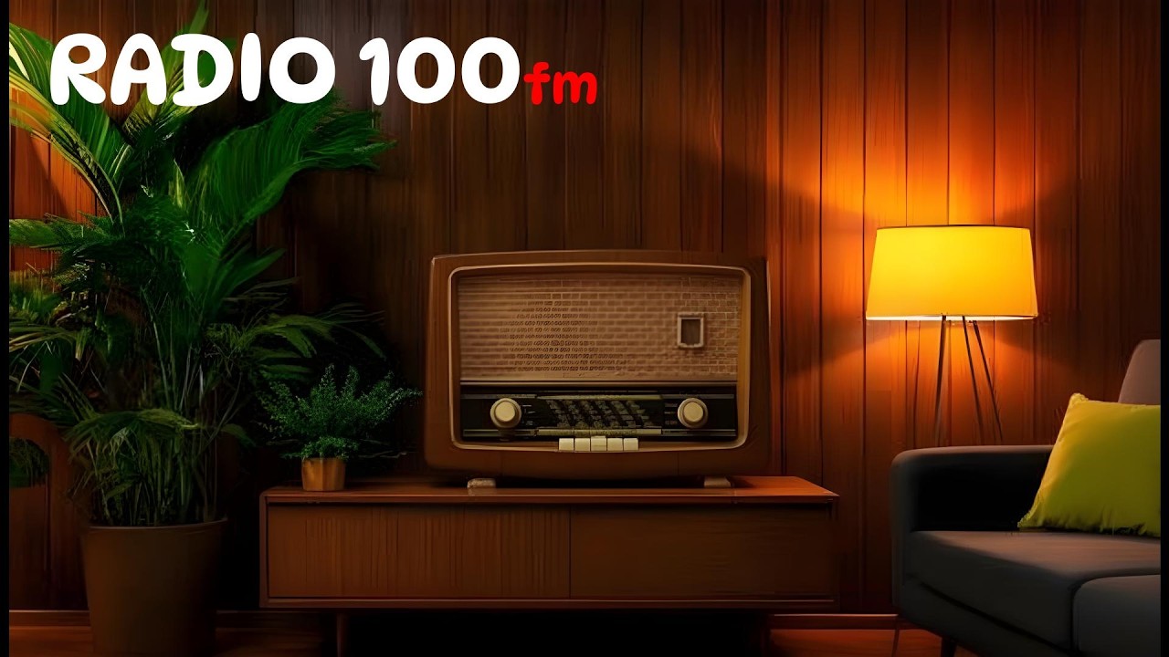 Radio 100 Fm - Nostalgic Radio Room | Warm Wood & Green Plants