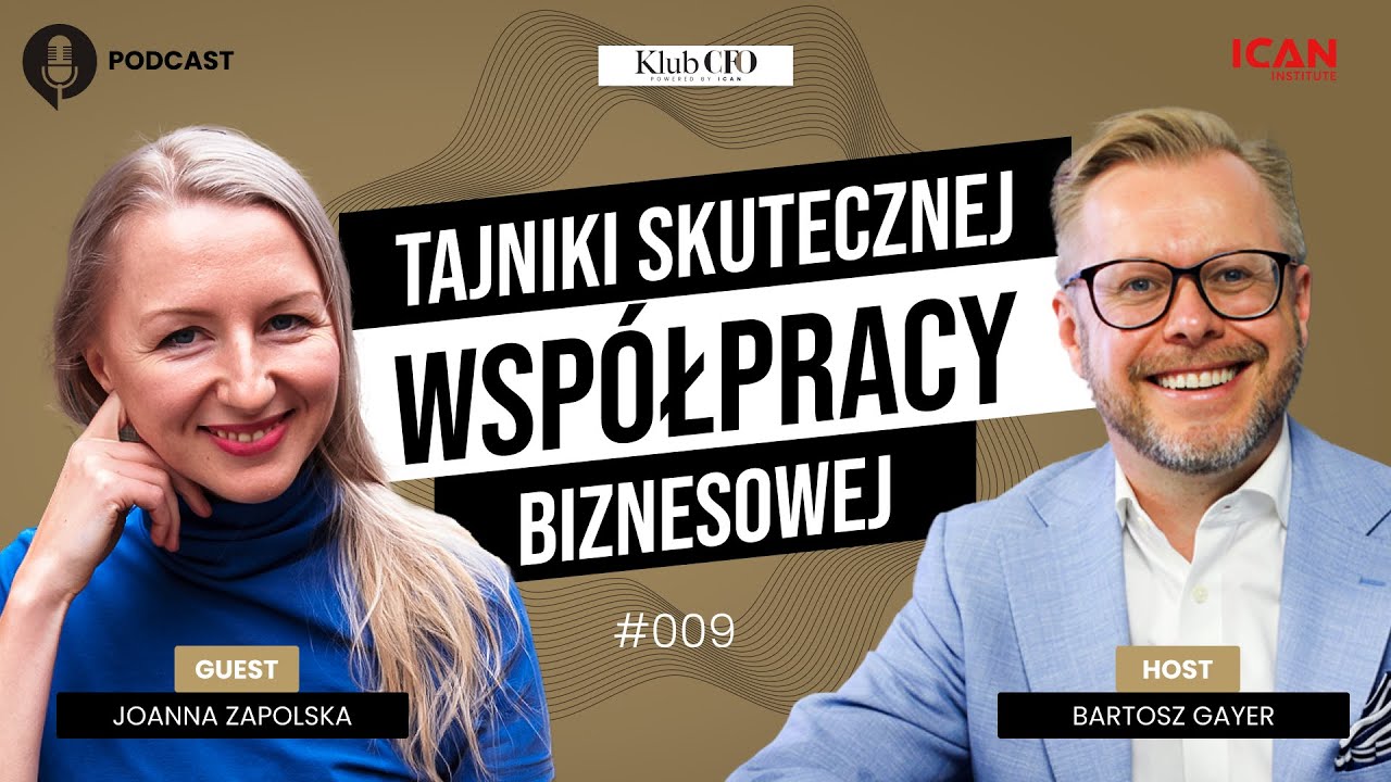 Dlaczego CFO musi być partnerem biznesowym, a nie tylko strażnikiem liczb? | Klub CFO #009