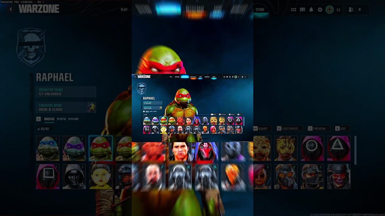 New ninja turtles skin 🐢 #cod #warzone #skin #ninjaturtles #loadout #new