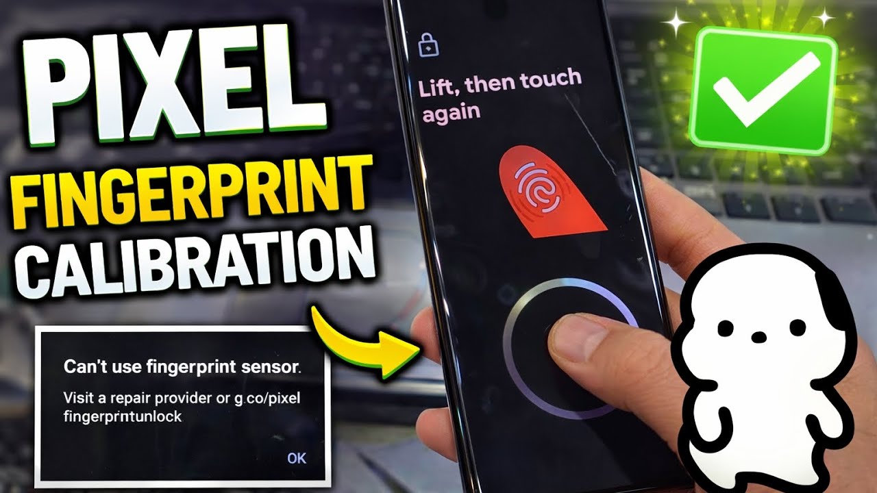 PIXEL FINGERPRINT CALIBRATION PROCESS  Can't use fingerprint solution 100% success #pixel