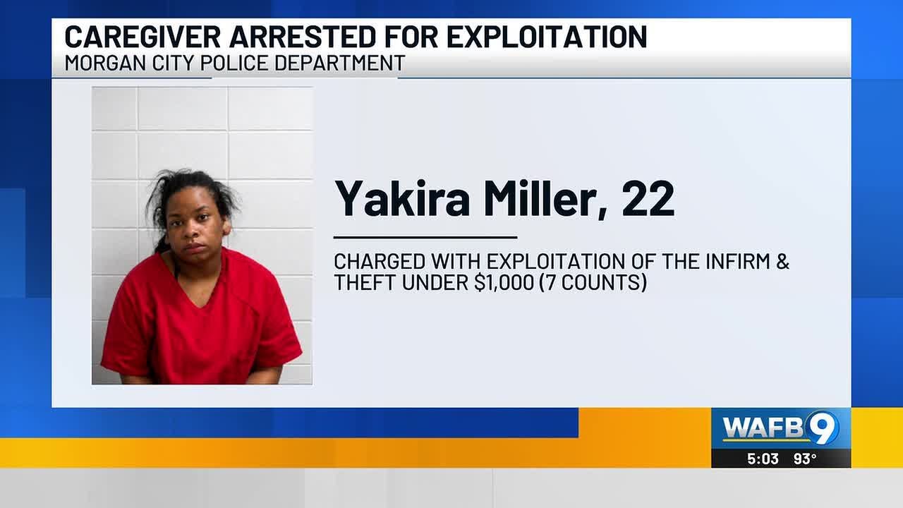 Caregiver arrested, accused of stealing from elderly victim