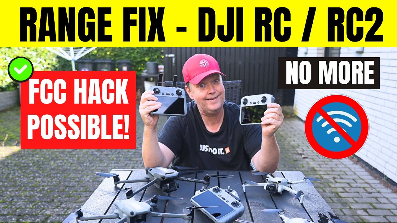 How to Unlock FCC Mode on ALL DJI Drones & FIX Bad Signal on DJI RC / RC2 / RC Pro Controllers too!