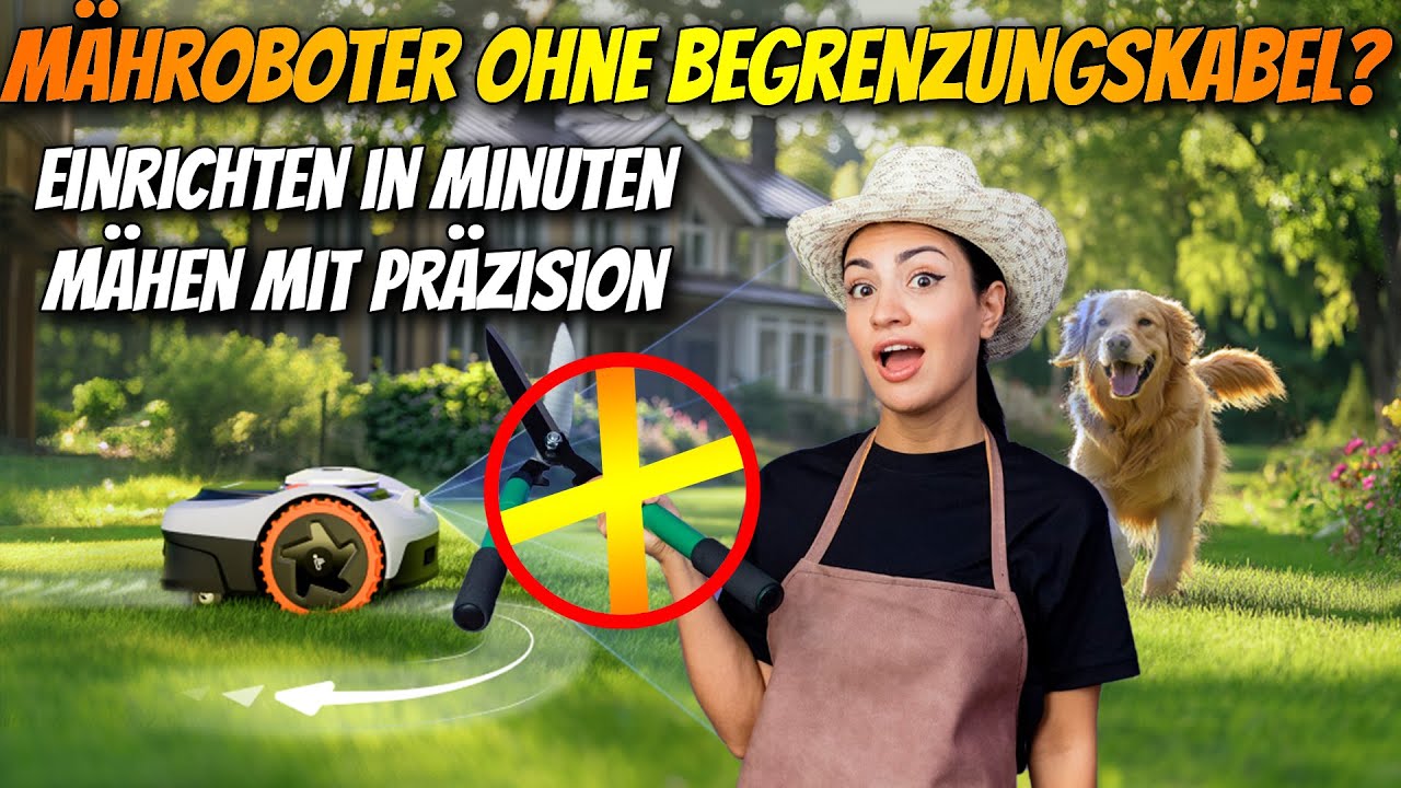Mähroboter ohne Begrenzungskabel? Der Navimow i105E im Praxistest!