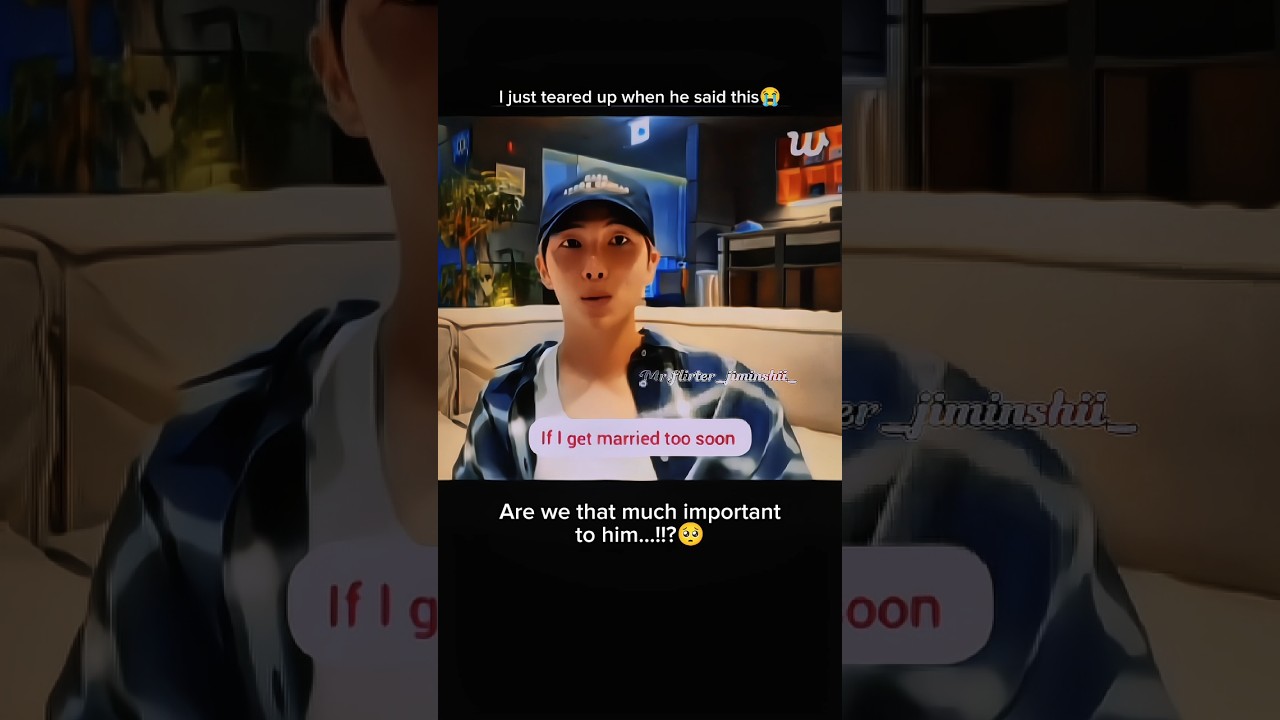 RM talking about marriage.. 😭#bts #namjoon #rm #btsarmy #kpop #new #trending