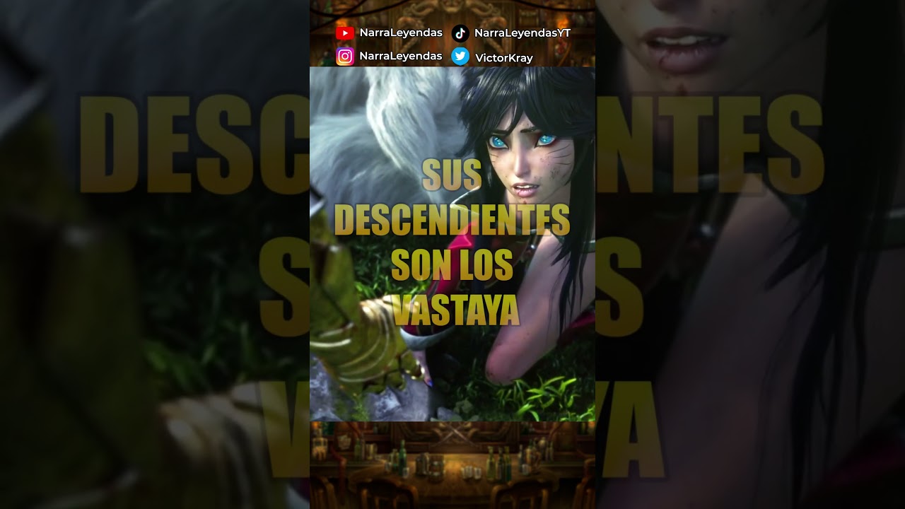 🦁 QU&Eacute; SON LOS VASTAYA #Shorts #vastaya #leagueoflegends
