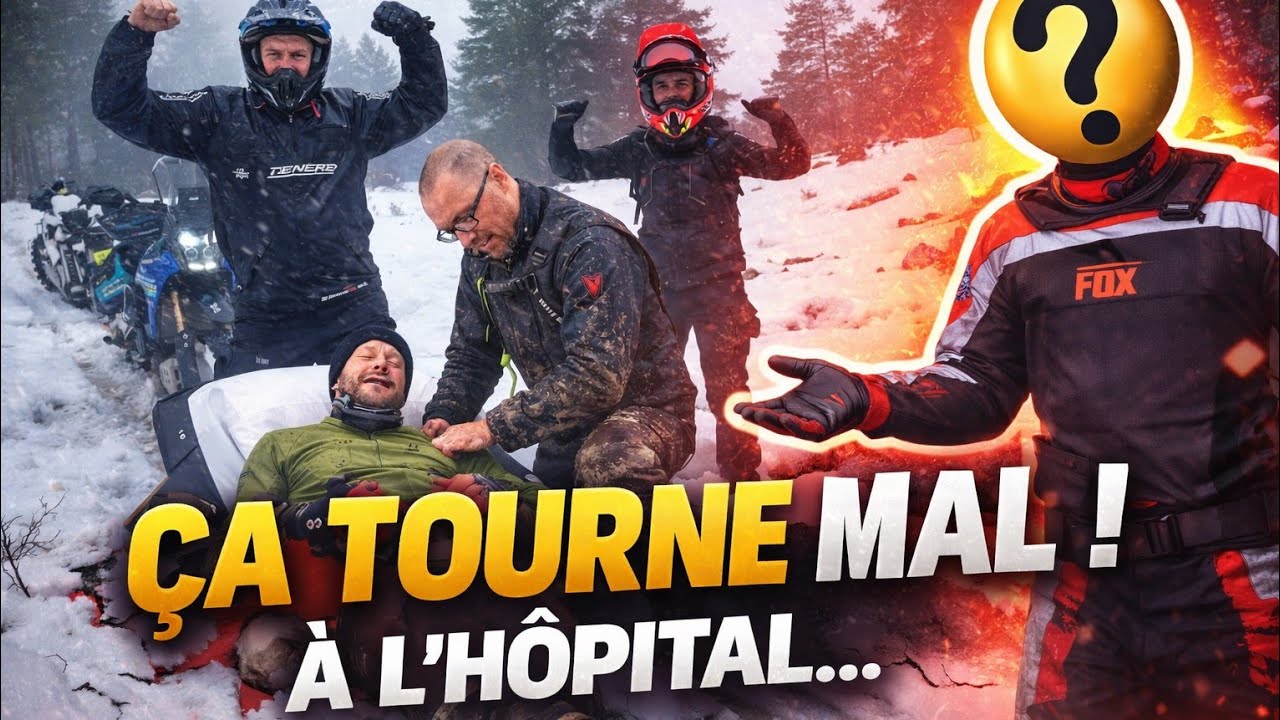 Le TET Espagne en hiver ça fini à l'hôpital. Épisode 2. / Ténéré / kove / Morini / Royal enfield
