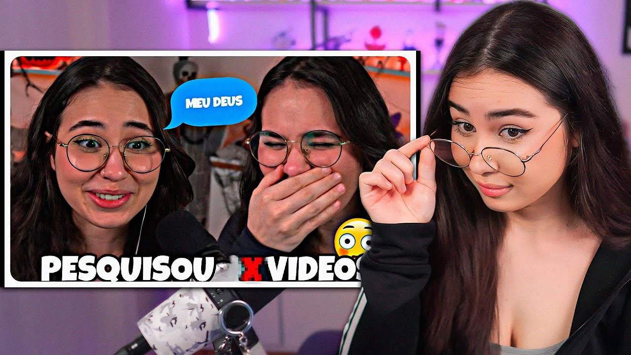 QUANDO A STREAMER SE CONFUNDE NA HORA DE PESQUISAR !! react Egernético