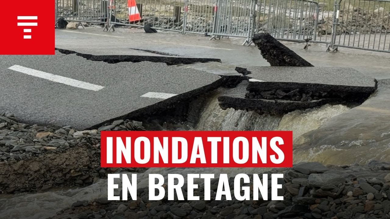 Inondations en Bretagne : les intempéries font de premiers dégâts