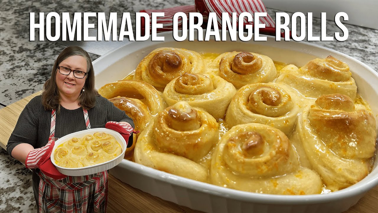 Homemade Orange Rolls | So Good and Easy to Make