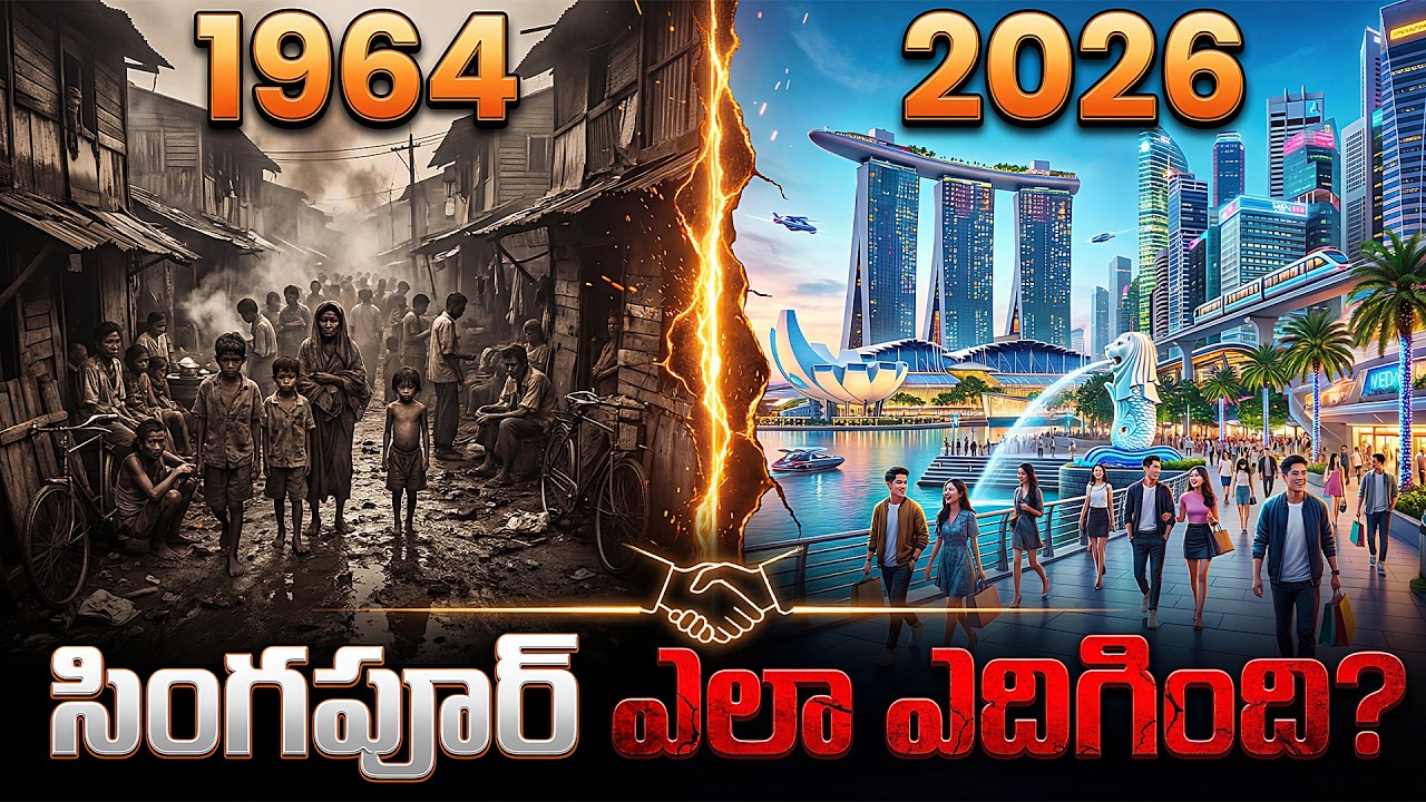 సింగపూర్ ఆర్థిక వ్యవస్థగా ఎలా మారింది? The Unbelievable Evolution of Singapore