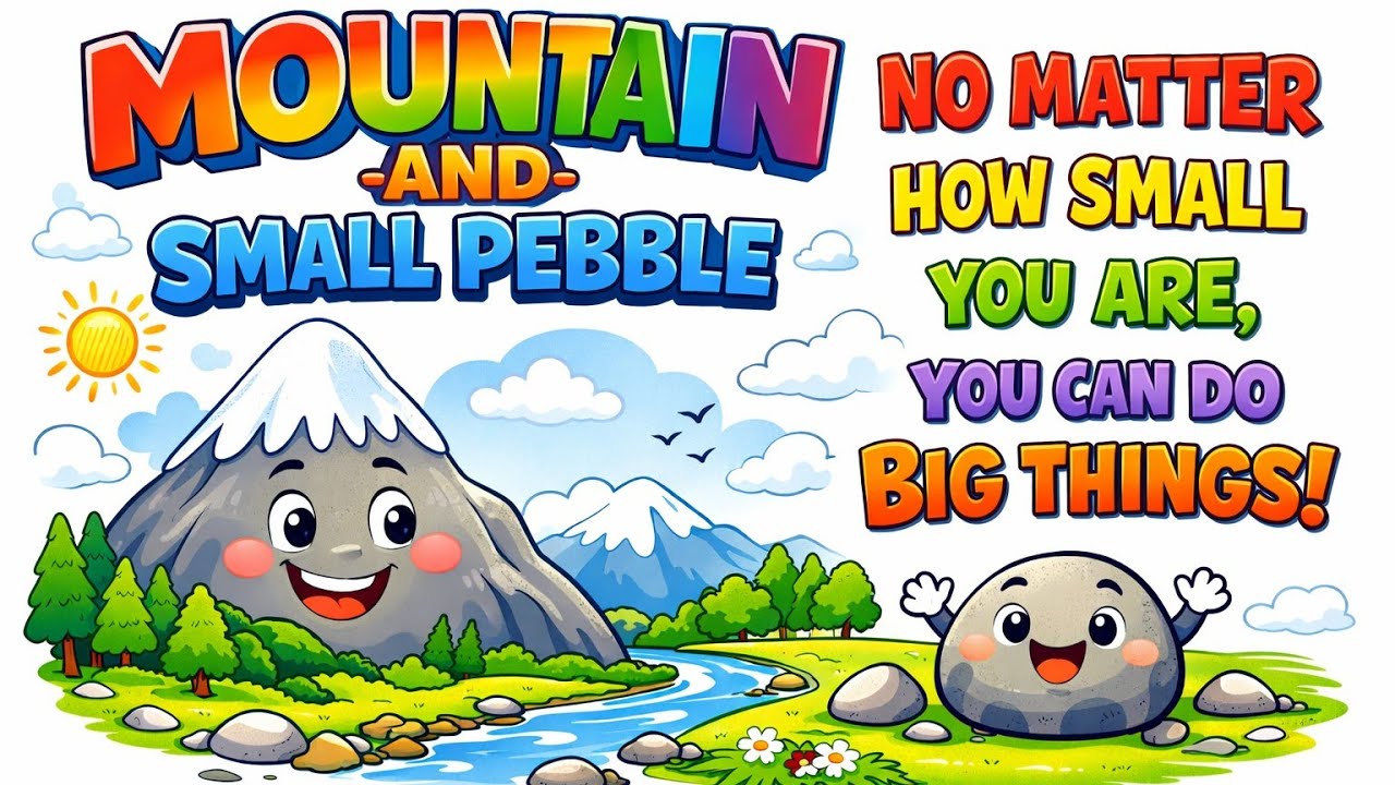 Mountain And Small Pebble | English Story | Rise and Shine Motivation | Power Of Mind Set |