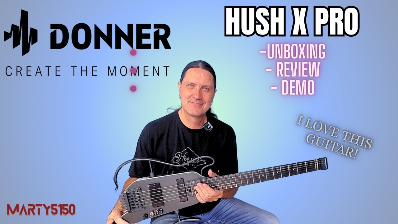 Donner Hush X Pro Review And Demo - This Guitar Is Incredible!