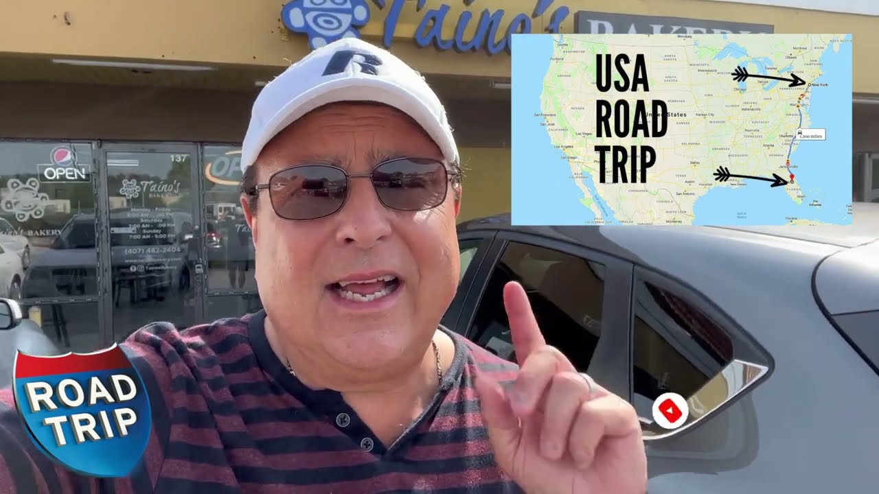 ROAD TRIP (VIAJE EN CARRO DE ORLANDO  A NEW YORK 1ERA PARTE #roadtrip #viajarenpareja