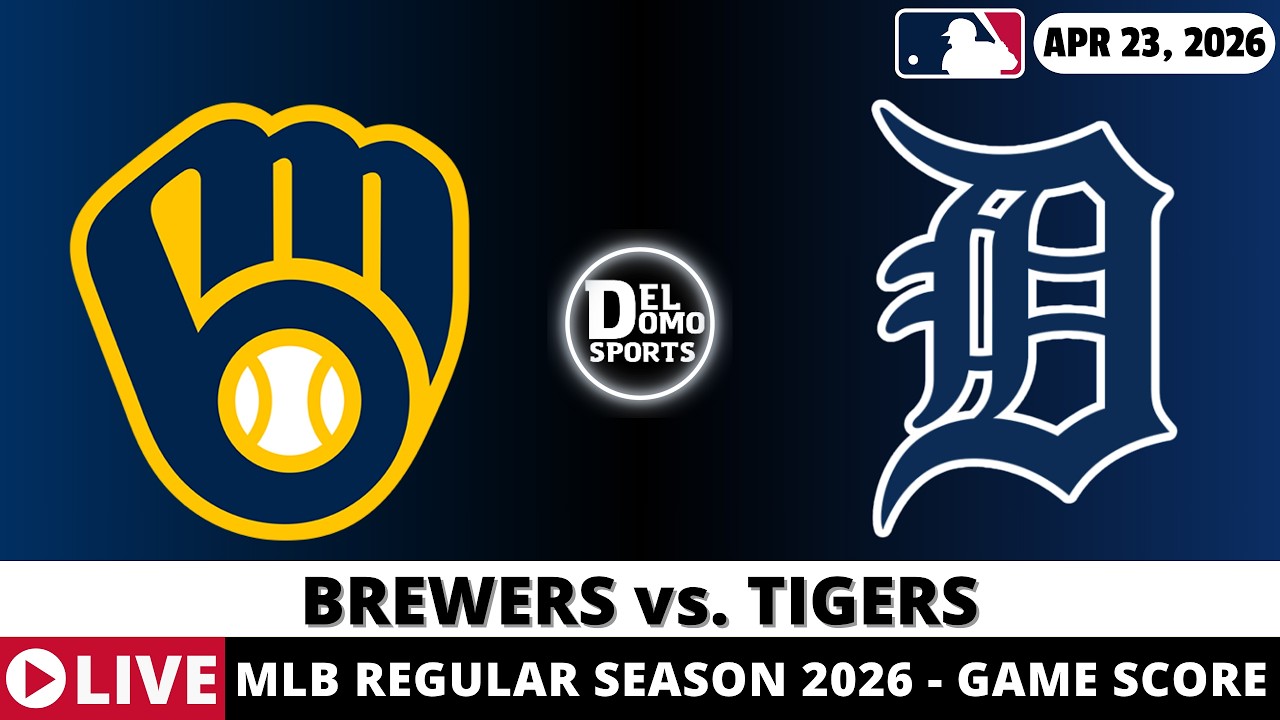 MILWAUKEE BREWERS VS DETROIT TIGERS ⚾️ MLB Game Score Radio Play-by-Play