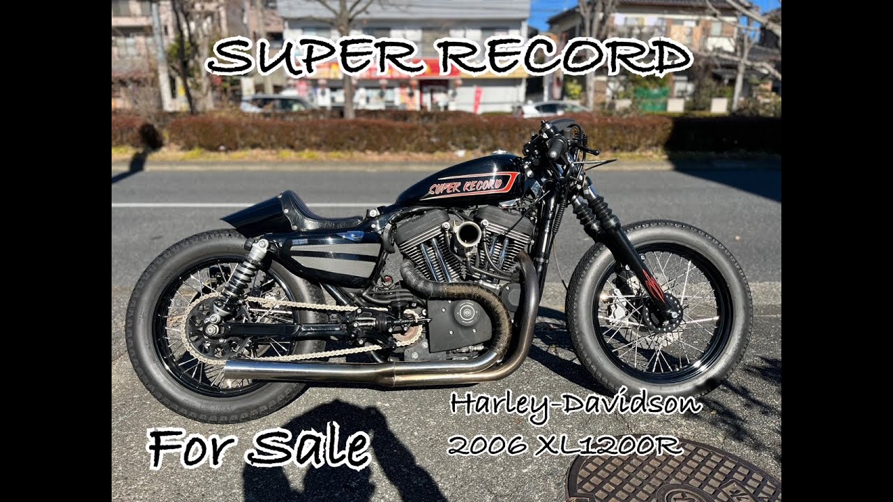 BLACKCHROME のフルカスタムです　2006　XL1200R SUPERRECORD