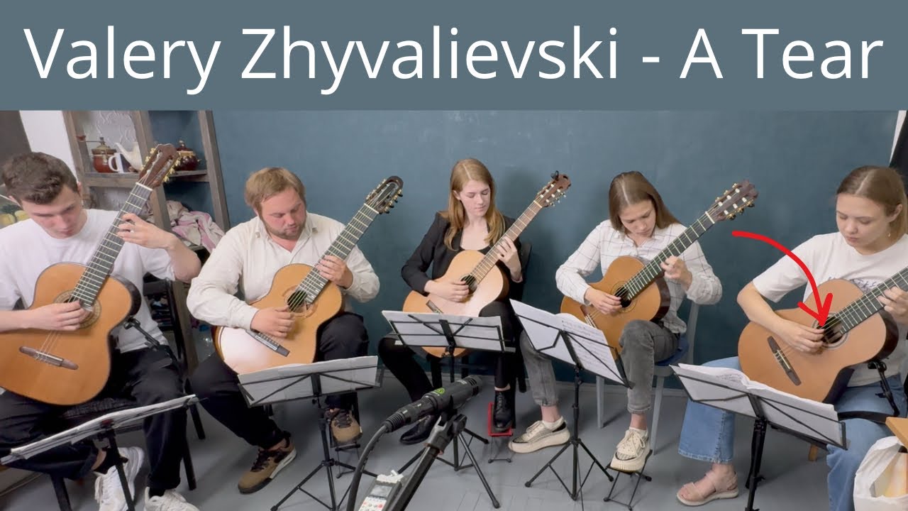 Valery Zhyvalievski - A Tear (Prelude) for guitar quintet