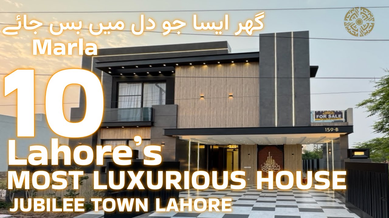 Lahore's MOST LUXURIOUS 10 Dream House For Sale in Jubilee Town Canal Road