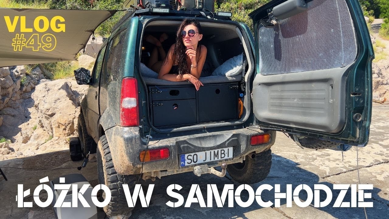 V#49 NASZA ZABUDWA WYPRAWOWA Z ŁÓŻKIEM | Mikro kamper Suzuki Jimny