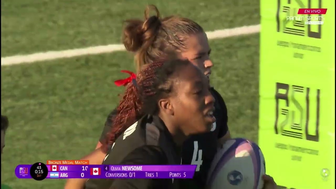 Las Yaguáretes  vs Canadá. Tercer puesto Panamericano Junior 2025.